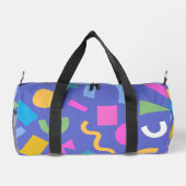 Colorful Abstract Geometric Memphis Style Pattern  Plunjezak (Achterkant)