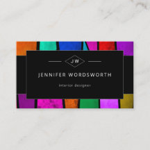 Colorful Abstract Geometric Paars Blue Roze