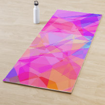 Colorful Abstract Geometric Shapes Prism Pattern