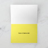 Colorful Abstract Geometrics Happy Birthday Kaart (Binnen)