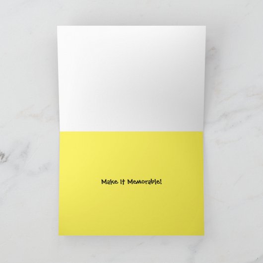 Colorful Abstract Geometrics Happy Birthday Kaart (Binnen)