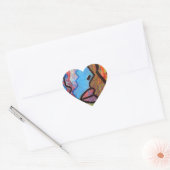 Colorful Abstract Graffiti Hart Sticker (Envelop)