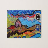 Colorful Abstract Graffiti Legpuzzel (Horizontaal)