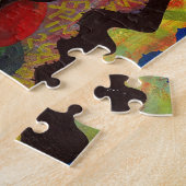 Colorful Abstract Graffiti Legpuzzel (Zijkant)