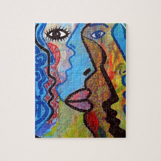 Colorful Abstract Graffiti Legpuzzel (Verticaal)
