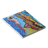 Colorful Abstract Graffiti Notitieblok (Schuin)
