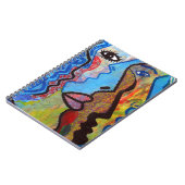 Colorful Abstract Graffiti Notitieboek (Linkerzijde)