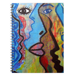 Colorful Abstract Graffiti Notitieboek