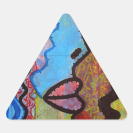 Colorful Abstract Graffiti Sticker