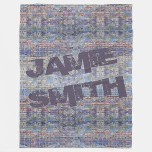 Colorful Abstract Graffiti Wall Street Art Fleece Deken