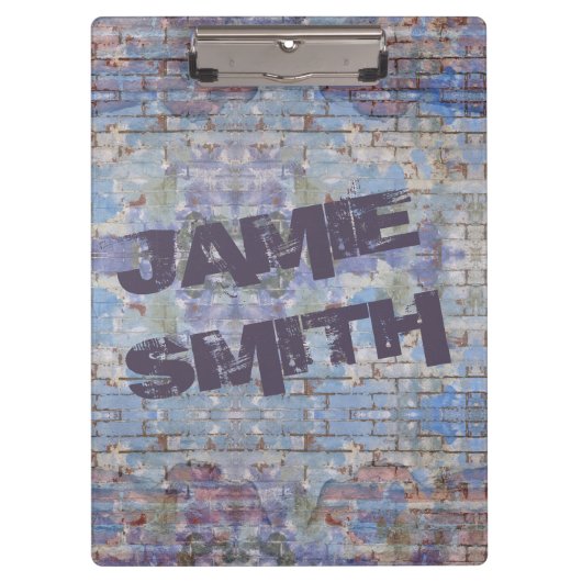 Colorful Abstract Graffiti Wall Street Art Klembord (Voorkant)