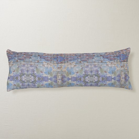 Colorful Abstract Graffiti Wall Street Art Lichaamskussen (Achterkant)