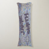 Colorful Abstract Graffiti Wall Street Art Lichaamskussen (Voorkant Verticaal)