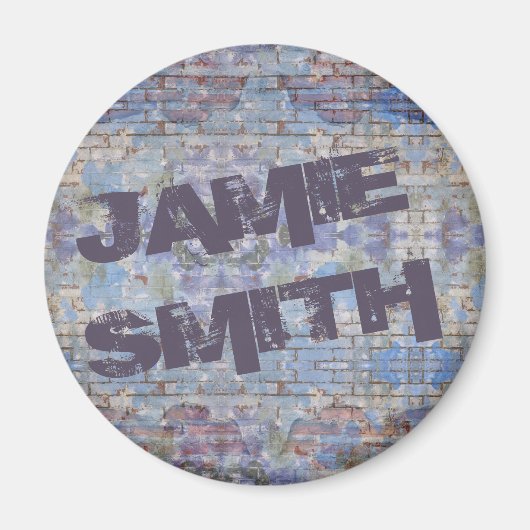 Colorful Abstract Graffiti Wall Street Art Magneet (Voorkant)