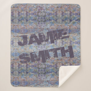 Colorful Abstract Graffiti Wall Street Art Sherpa Deken