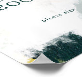 Colorful Abstract Guest Book Sign Poster (Hoek)