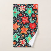 Colorful Abstract Holiday Design Bad Handdoek (Handdoek)