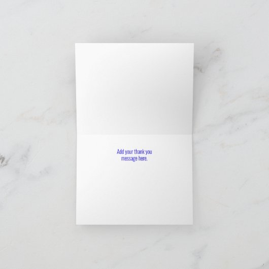 Colorful Abstract Hummingbird Dank je wel Bedankkaart (Binnen)