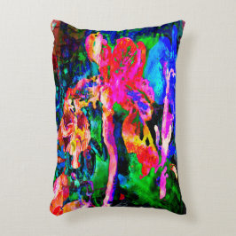 Colorful Abstract Iris Decoratief Kussen
