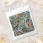 Colorful Abstract kunstschilderingspatroon koelen Bedankzakje (Geknipt)