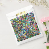 Colorful Abstract kunstschilderingspatroon koelen Bedankzakje (Gezegeld)