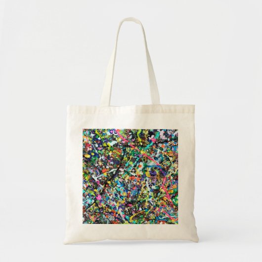 Colorful Abstract kunstschilderingspatroon koelen Tote Bag (Voorkant)