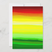 Colorful Abstract Lansdscape - Weddenschap Kaart (Achterkant)