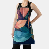 Colorful Abstract Leaves Schort (Insitu)