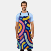 Colorful Abstract Lines  Schort (Gedragen)