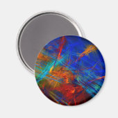 Colorful Abstract Magnet (Voorkant / Achterkant)