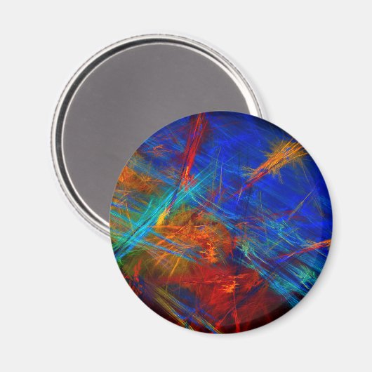 Colorful Abstract Magnet (Voorkant / Achterkant)