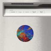 Colorful Abstract Magnet (Insitu (Vaatwasser))