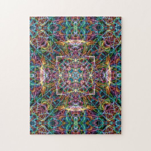 Colorful Abstract Mandala Legpuzzel (Verticaal)