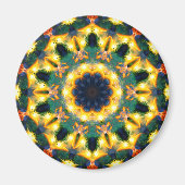 Colorful Abstract Mandala Magneet (Voorkant)