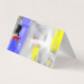 Colorful Abstract Modern minimalist Visitekaartje (Achterkant)