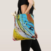 Colorful Abstract Modern Unique Tote Bag (Dichtbij)