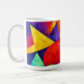 Colorful abstract Mug Koffiemok (Links)
