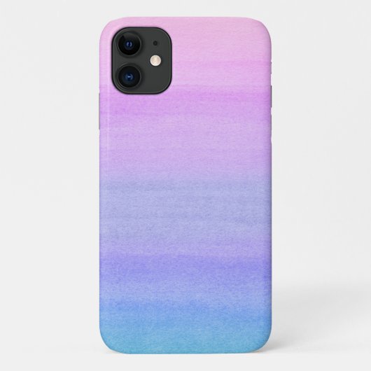 Colorful Abstract Ombre Waterverf Patroon Case-Mate iPhone Case (Achterkant)