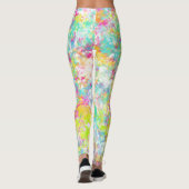 Colorful Abstract Patroon Leggings (Achterkant)