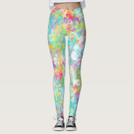 Colorful Abstract Patroon Leggings