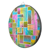 COLORFUL ABSTRACT PATTERN DARTBORD (Voorkant Rechts)