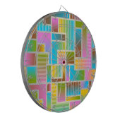 COLORFUL ABSTRACT PATTERN DARTBORD (Voorkant Links)