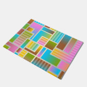 COLORFUL ABSTRACT PATTERN DEURMAT (Schuin)