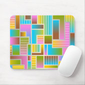 COLORFUL ABSTRACT PATTERN MUISMAT (Met muis)