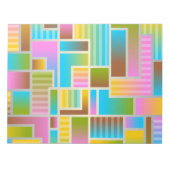 COLORFUL ABSTRACT PATTERN NOTITIEBLOK (Voorkant)