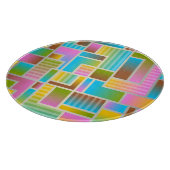 COLORFUL ABSTRACT PATTERN SNIJPLANK (Hoek)