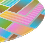 COLORFUL ABSTRACT PATTERN SNIJPLANK (Hoek)