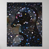 Colorful Abstract Penguin Poster (Voorkant)