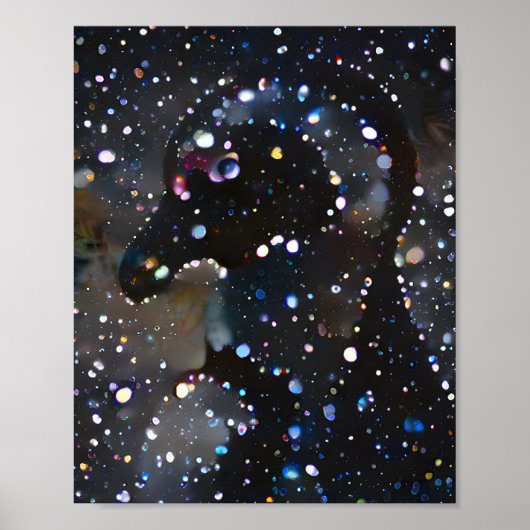 Colorful Abstract Penguin Poster (Voorkant)