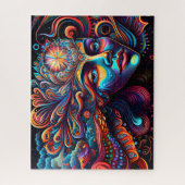 Colorful Abstract Psychedelic Metaphysical Spirit Legpuzzel (Verticaal)